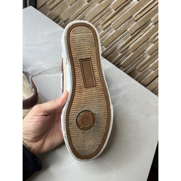 Ralph Lauren breeana Beige Canvas Boat shoes Loafers  sz 8.5 B Sneakers Women main image 6